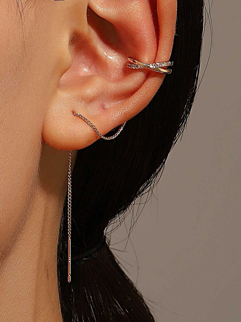 Intertwined Lobe & Cuff Duo