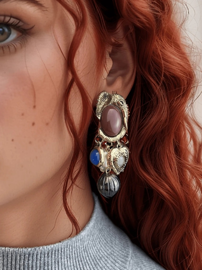 Opulent Elephant Studs