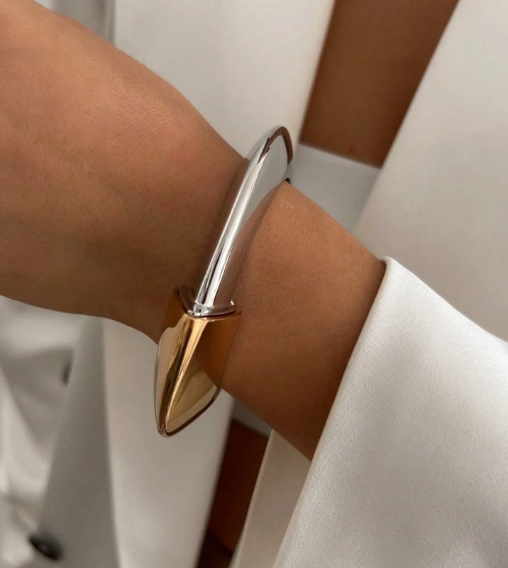 The Two-Tone Twist Cuff