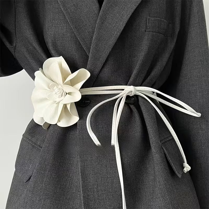 Petal Pop Tie Belt