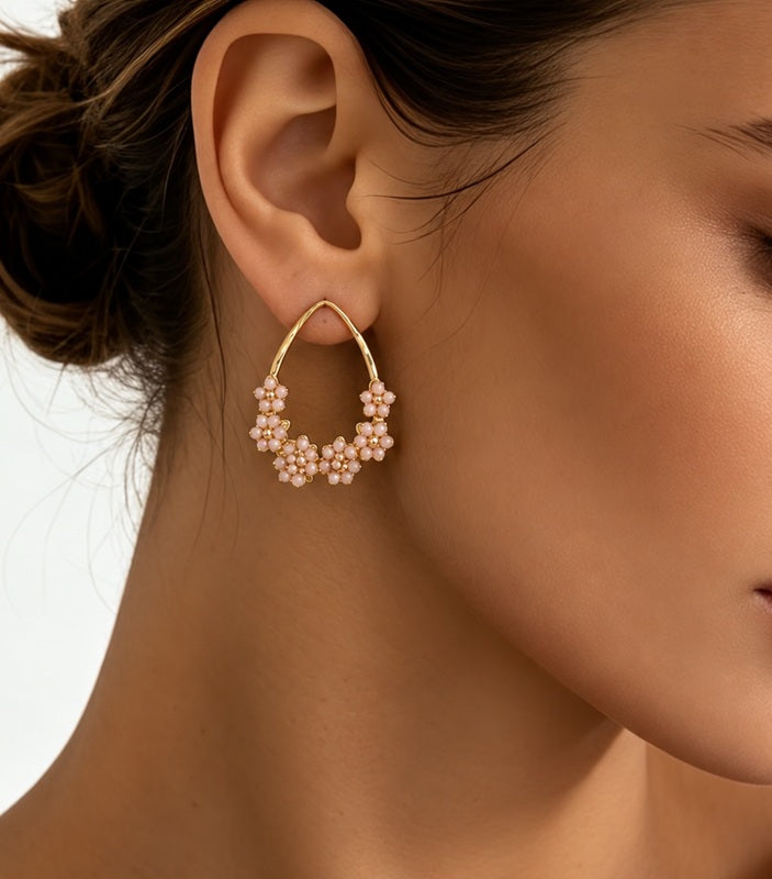 Blush Bloom Studs