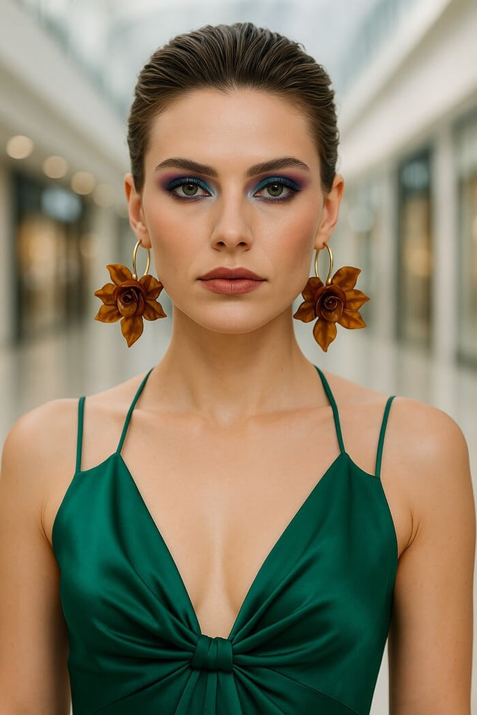 Petal Swirl Hoops