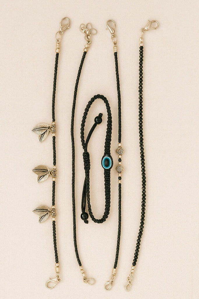 Mystic Charm Anklet Stack