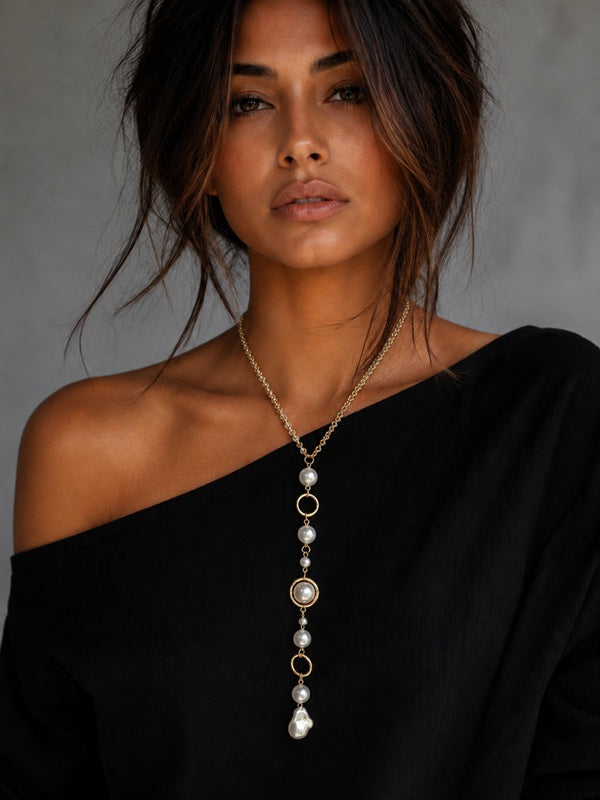 Pearl Pop Drop Lariats