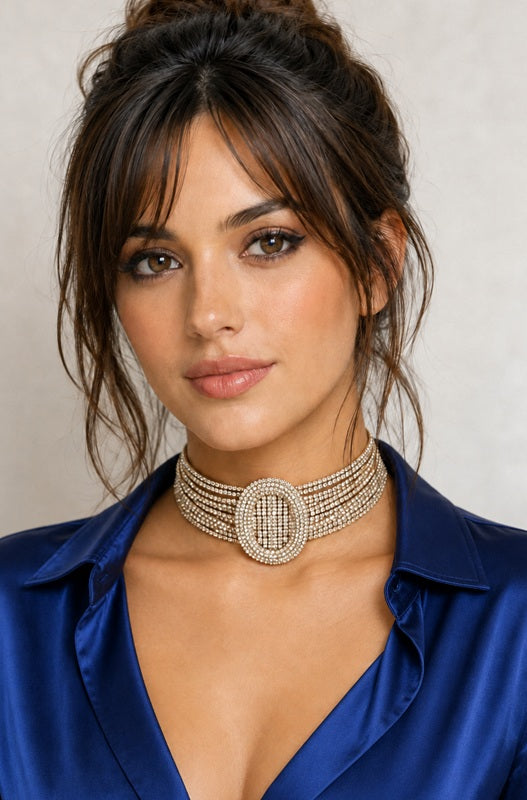 Buckle Up Bling Choker
