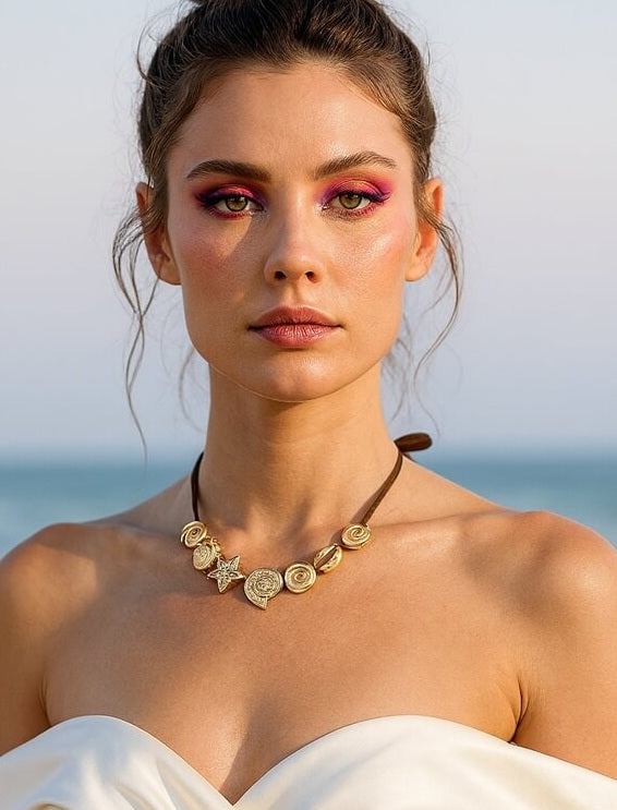 Coastal Trinkets Tie Up Choker