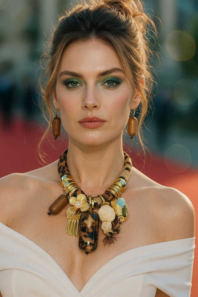 Leopard Cluster Neckhugger
