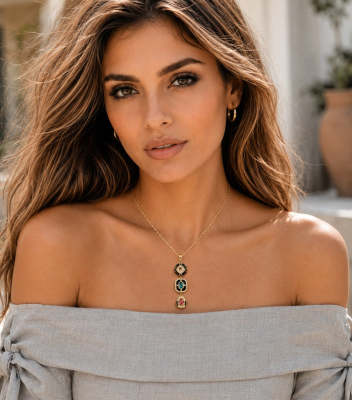 Candy Gem Drop Necklace
