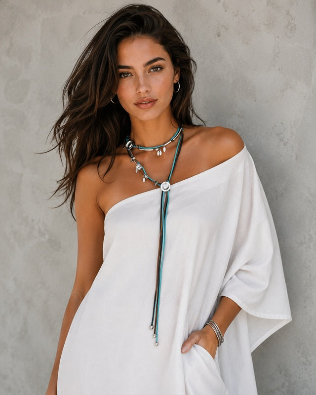 Suede & Sky Boho Lariats