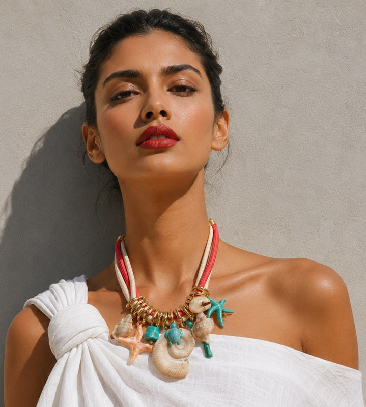 The Chroma Reef Knot Necklace