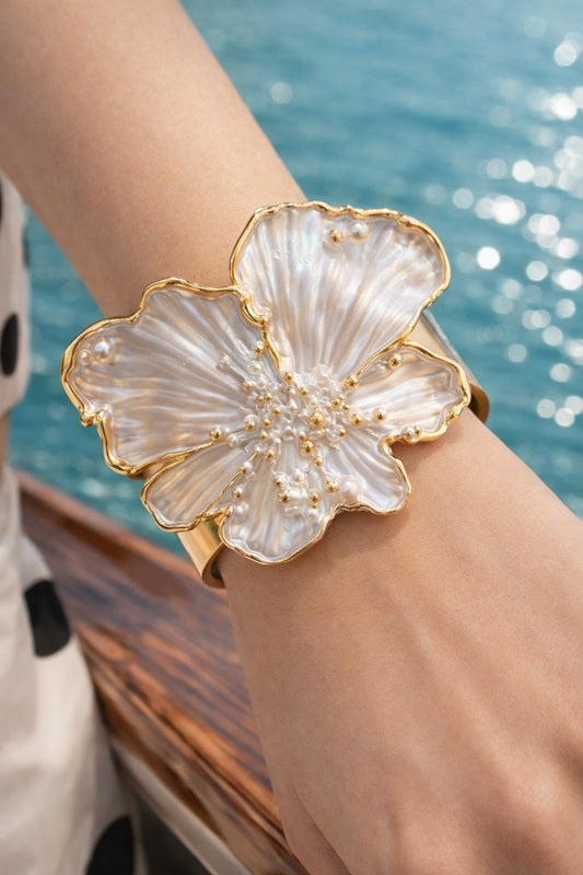 Pearl Petal Pop Cuff