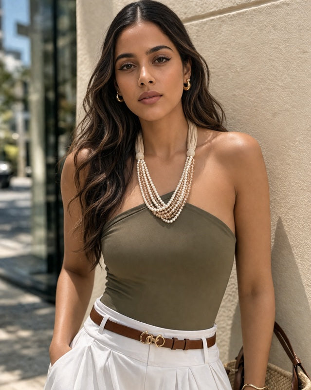 Beaded Crystal Neckhugger