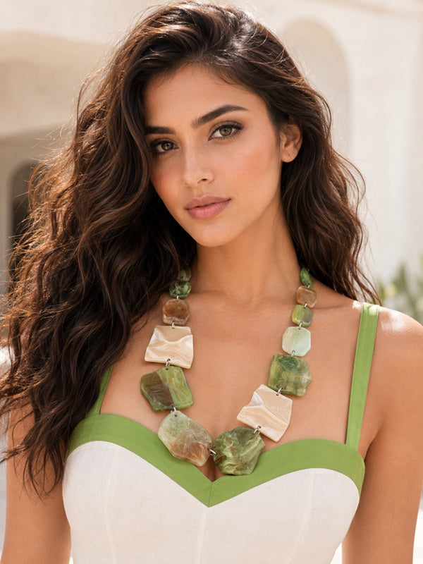 Matcha Shell Pop Long Statements
