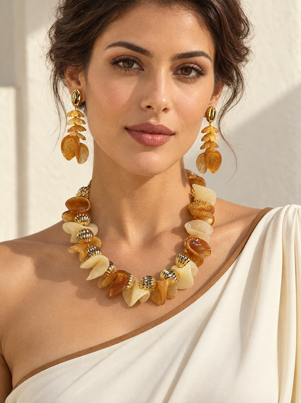 Honey Bloom Necklace Set