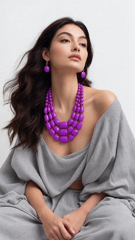 Chunky Layered Beaded Baubles