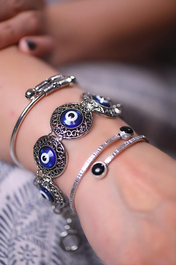 Midnight Protection Bracelet Stack