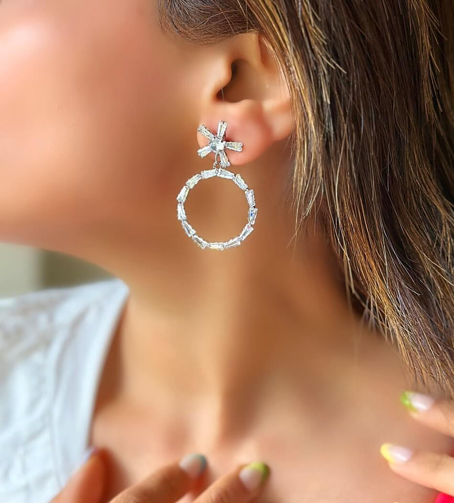 Eternal Sparkle Hoop Earrings