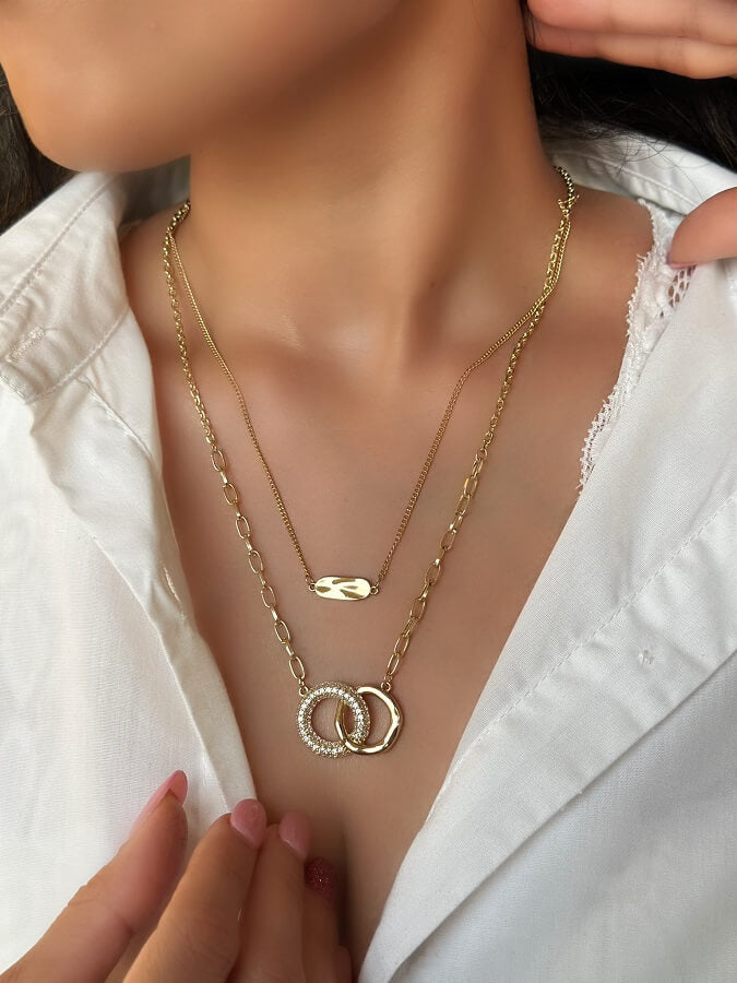 Infinity Layered Necklace