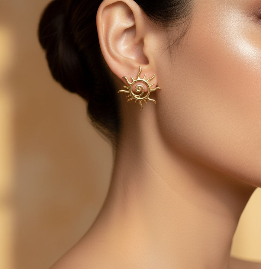 Solar Swirl Studs