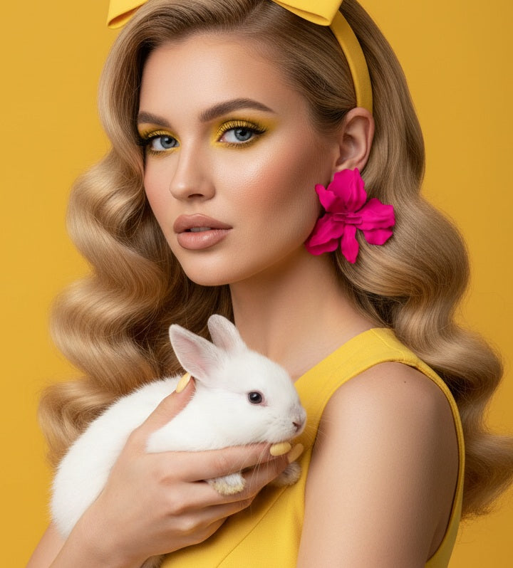 Flamingo Bloom Studs