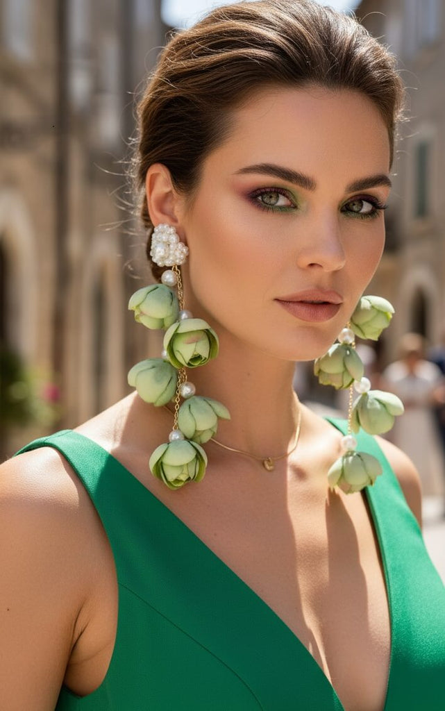 Garden Whisper Pearl Drops - Green