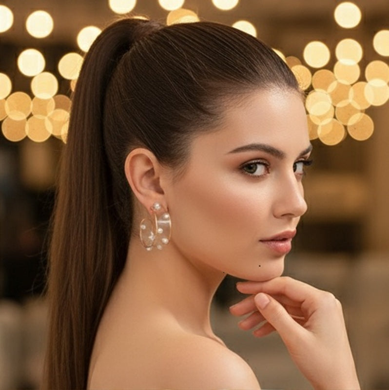 Celestial Halo Hoops- Golden colour