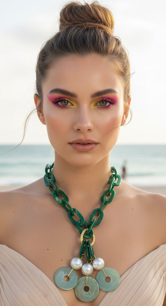Green Goddess Groove Necklace