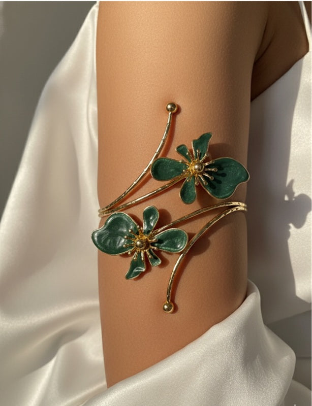 Midnight Bloom Arm Cuff