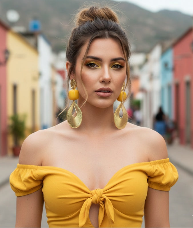 Golden Hour Drop Earrings