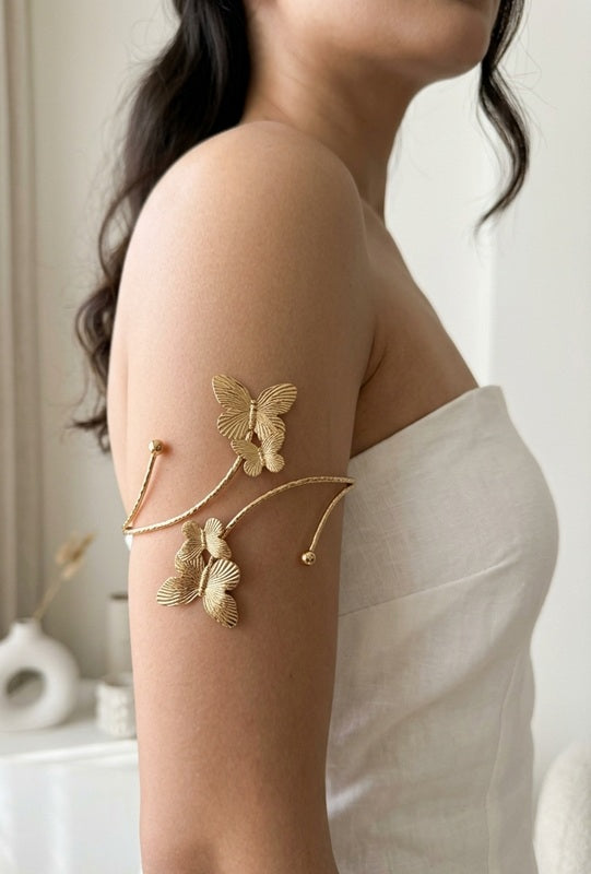 Golden Flutter Arm Candy