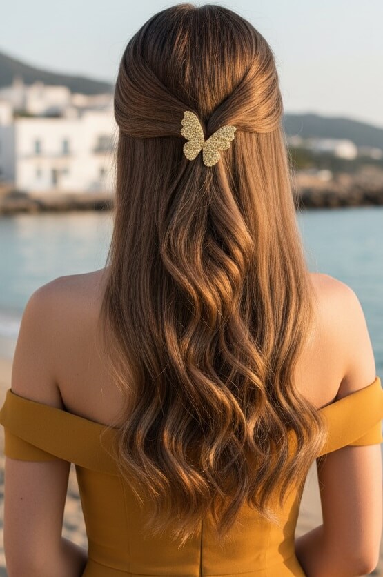 Golden Flutter Clip