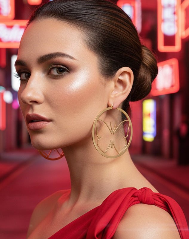 Butterfly Kisses Hoops