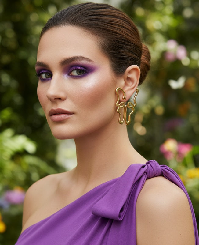 Melted Butterfly Hoops - 1.5"