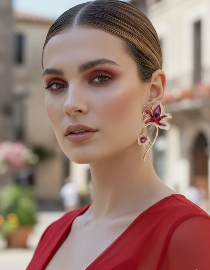 Artisan Bloom Embroidered Drops