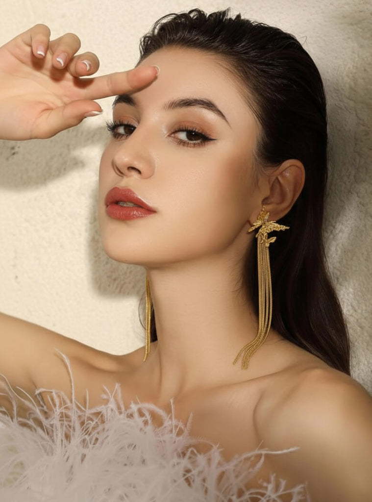 Golden Flutter Tassels