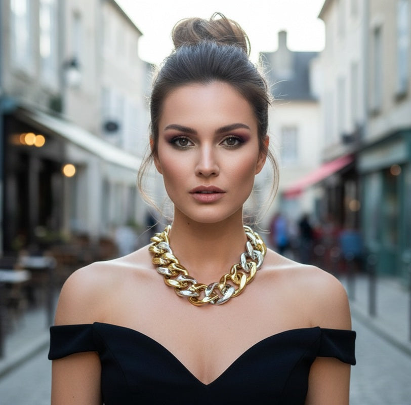 Glam Gangster  Chunky Chain Necklace