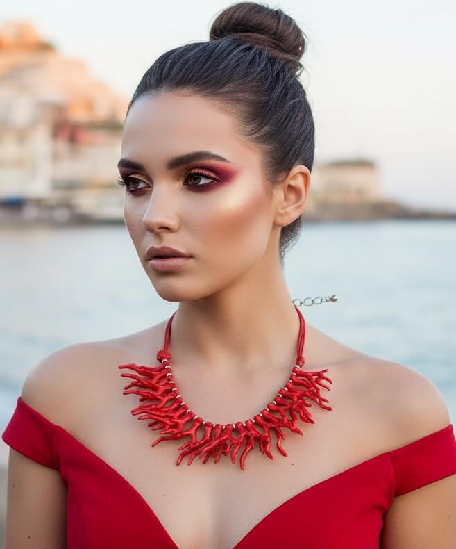 Deep Sea Sunburst Necklace