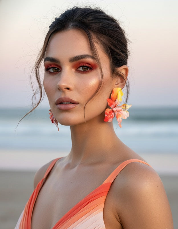 Sunset Hibi-Kiss Earrings
