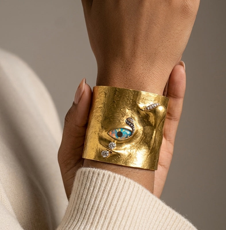 Golden Gaze Cuff