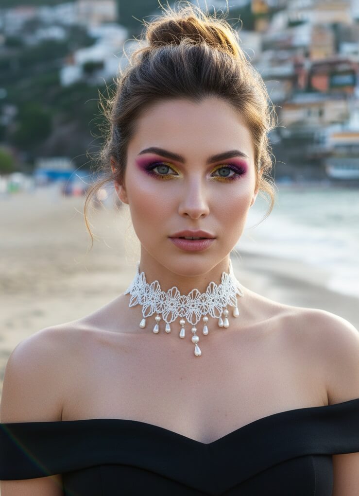 Dewdrop Lace Dream Choker