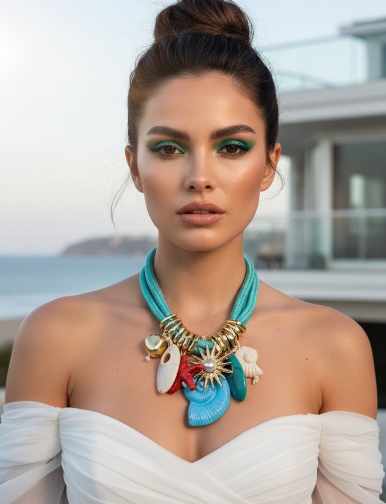 Ocean Bliss Statement Collar