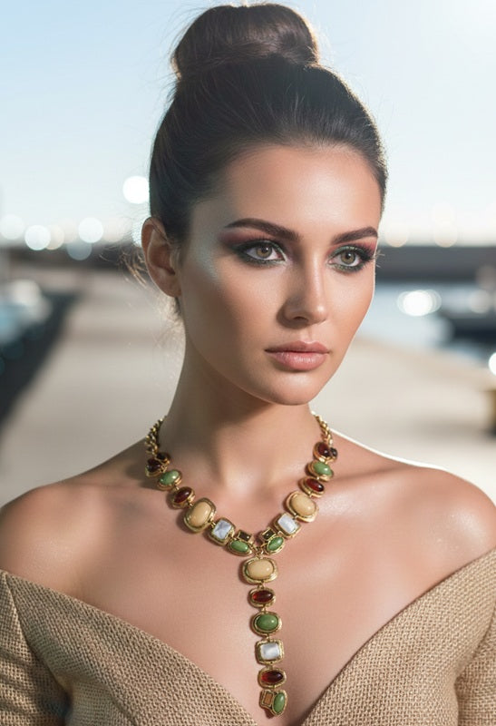 Village Square Medallion Necklace