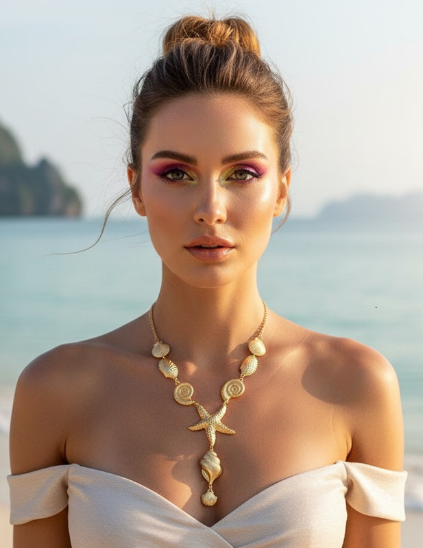 Golden Heirloom Star Necklace