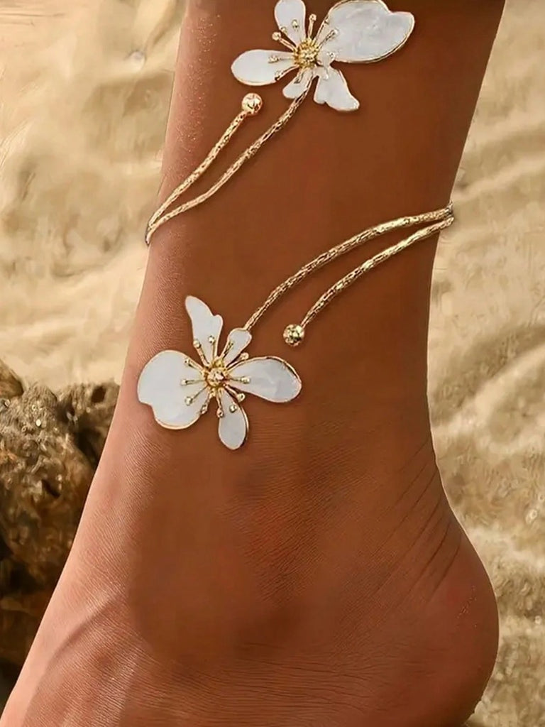 The Blossom Barefoot Anklet