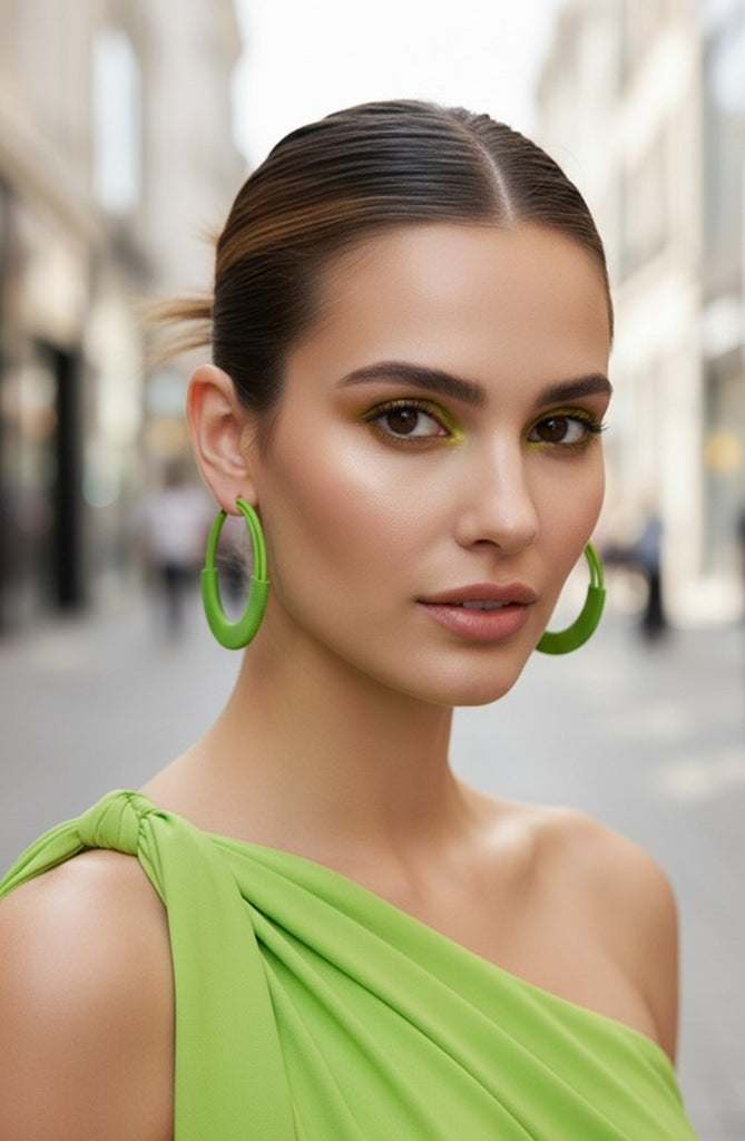 Lime Ripple Hoops