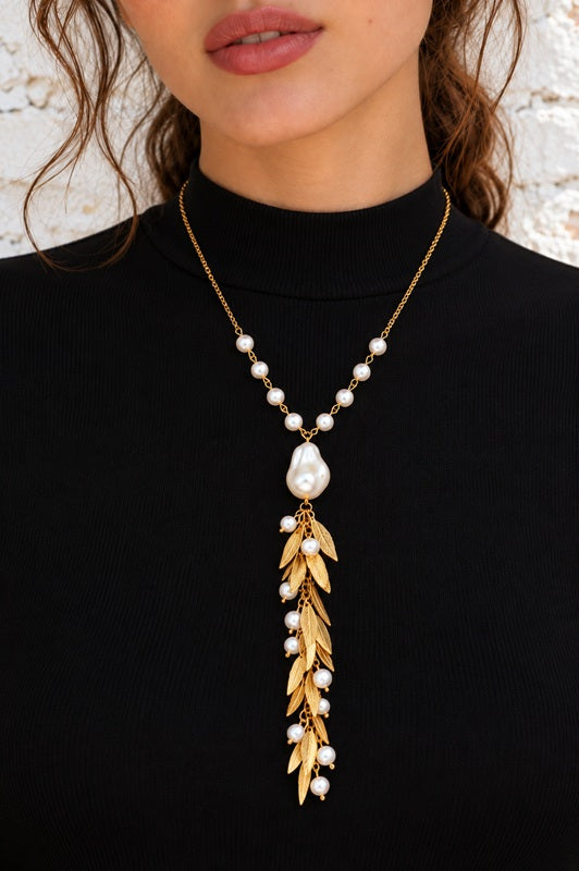 Pearl Tassel Lariats