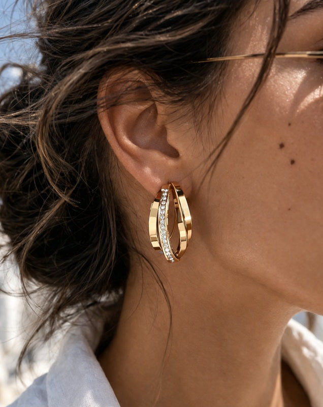 Twist & Shine Hoops