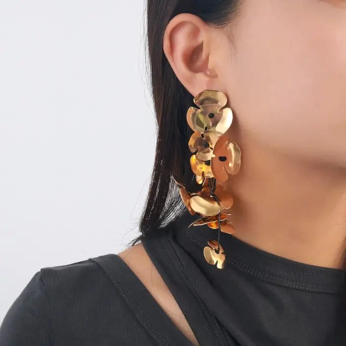 Golden Bloom Drench Danglers