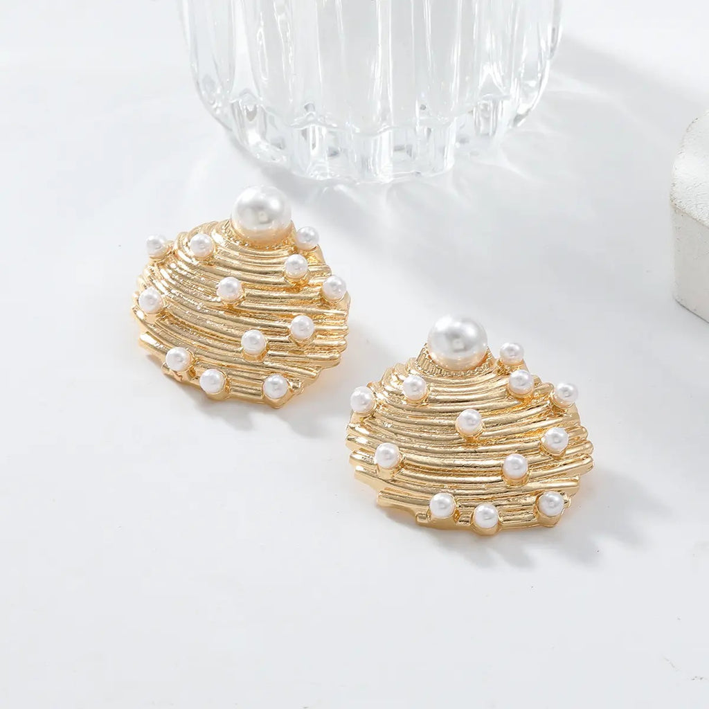 Seashell Oyster Studs