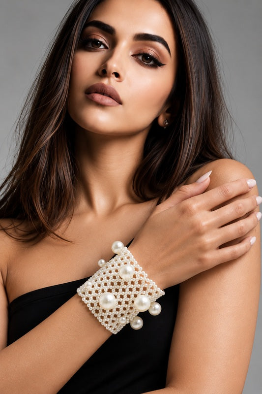 The Pearl Lattice Cuff